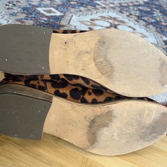 A Rider Girl Leopard Print Faux Suede Booties, Women's Size EU 39; US 8.5 - Picture 8 of 10